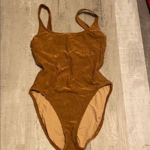 VTG Gold one piece swimsuit 🩱